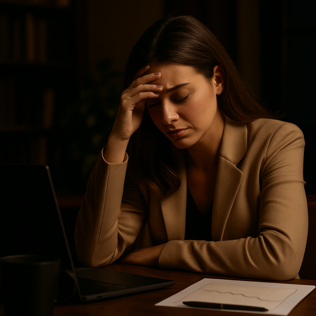 Empresária-sofrendo